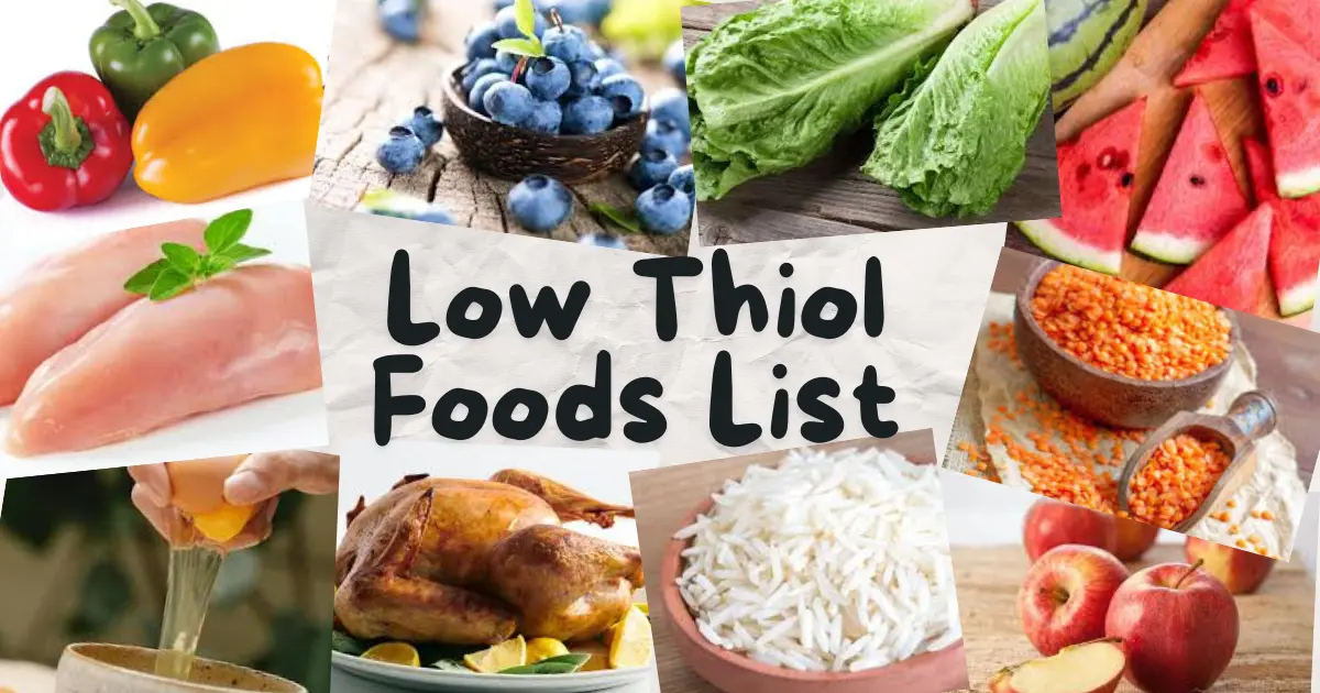 Low Thiol Foods List